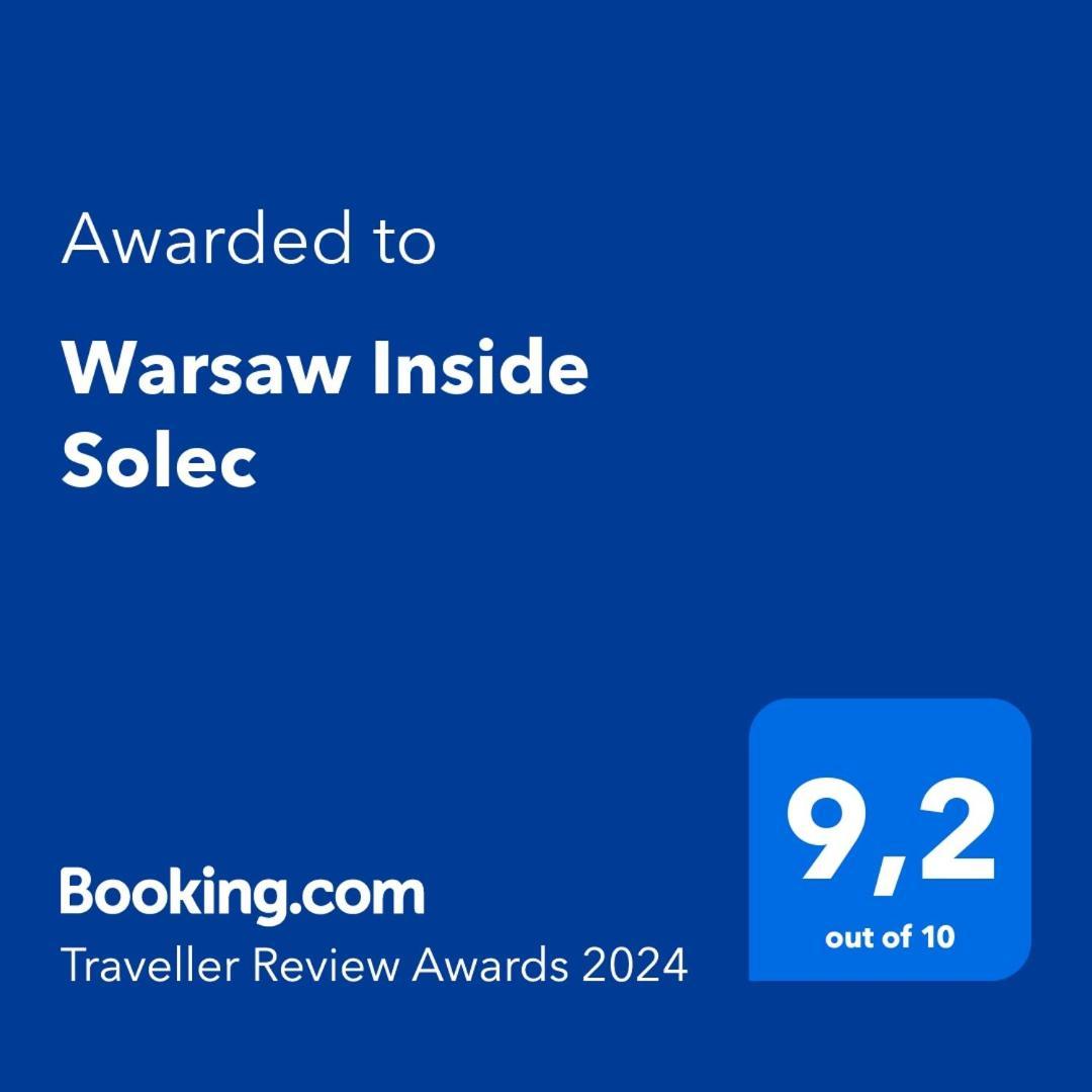 Warsaw Inside Solec With Private Parking Leilighet Eksteriør bilde